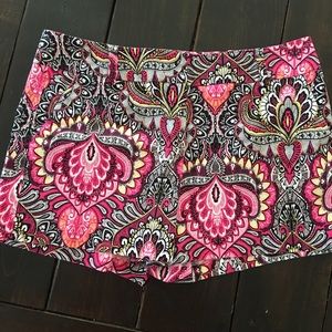 New York & Company Pink Paisley Print Women’s Shorts
